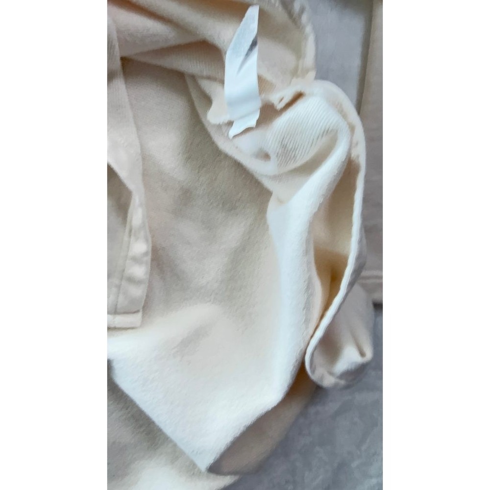 Athleta XS Blush Pink Hoodie Tunic Pullover Cotton Split Hem Side Pockets - Picture 9 of 10